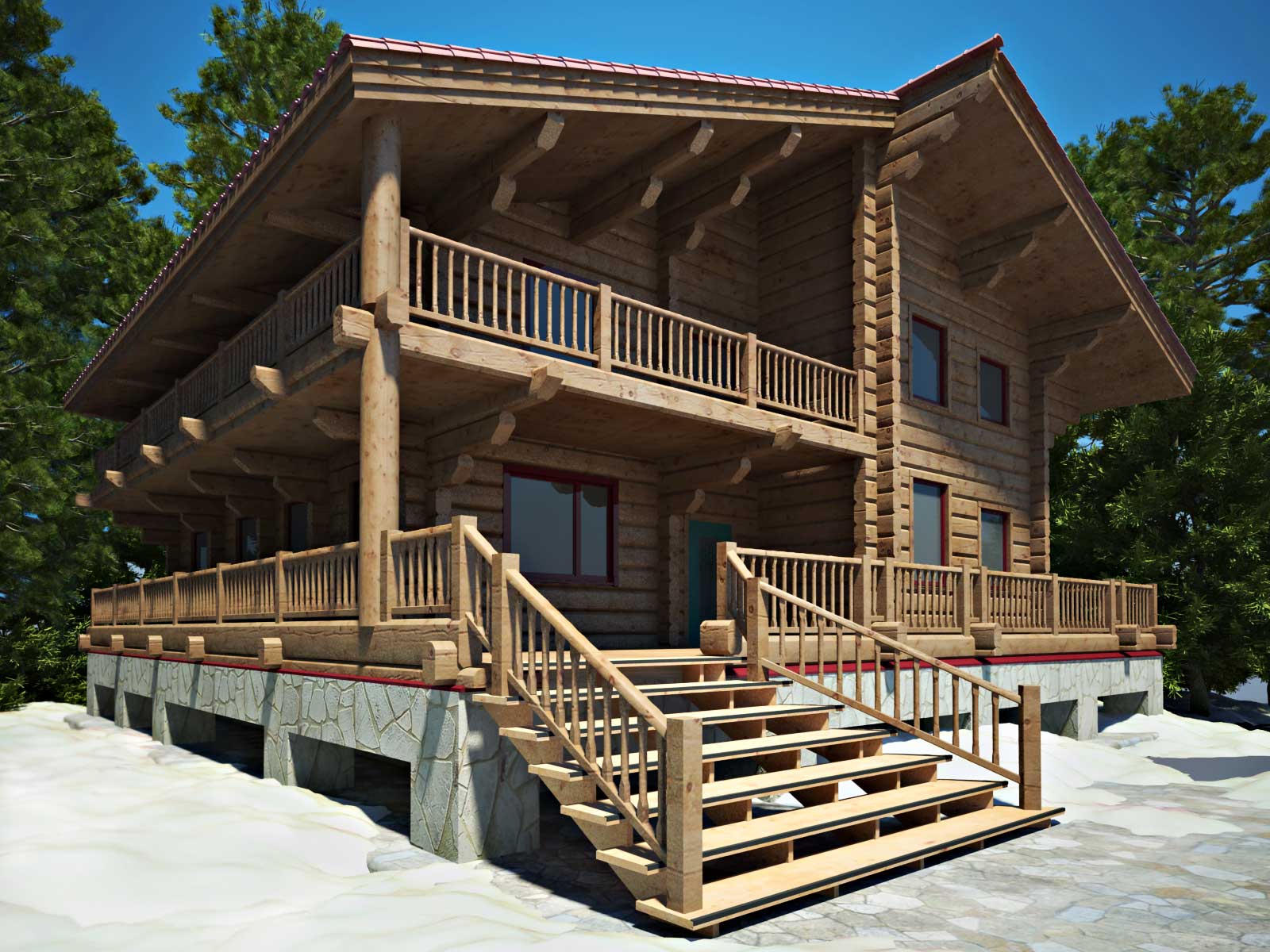 Ahşap Ev 21 Günsoy Orman Ürünleri